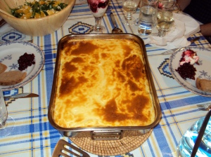 Mousaka made by Greek Cookery Class students!