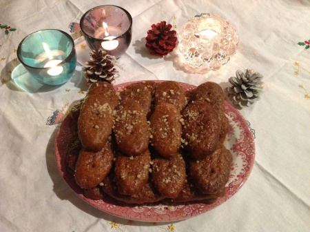 Μελομακάρονα melomakarona - Greek Christmas sweet